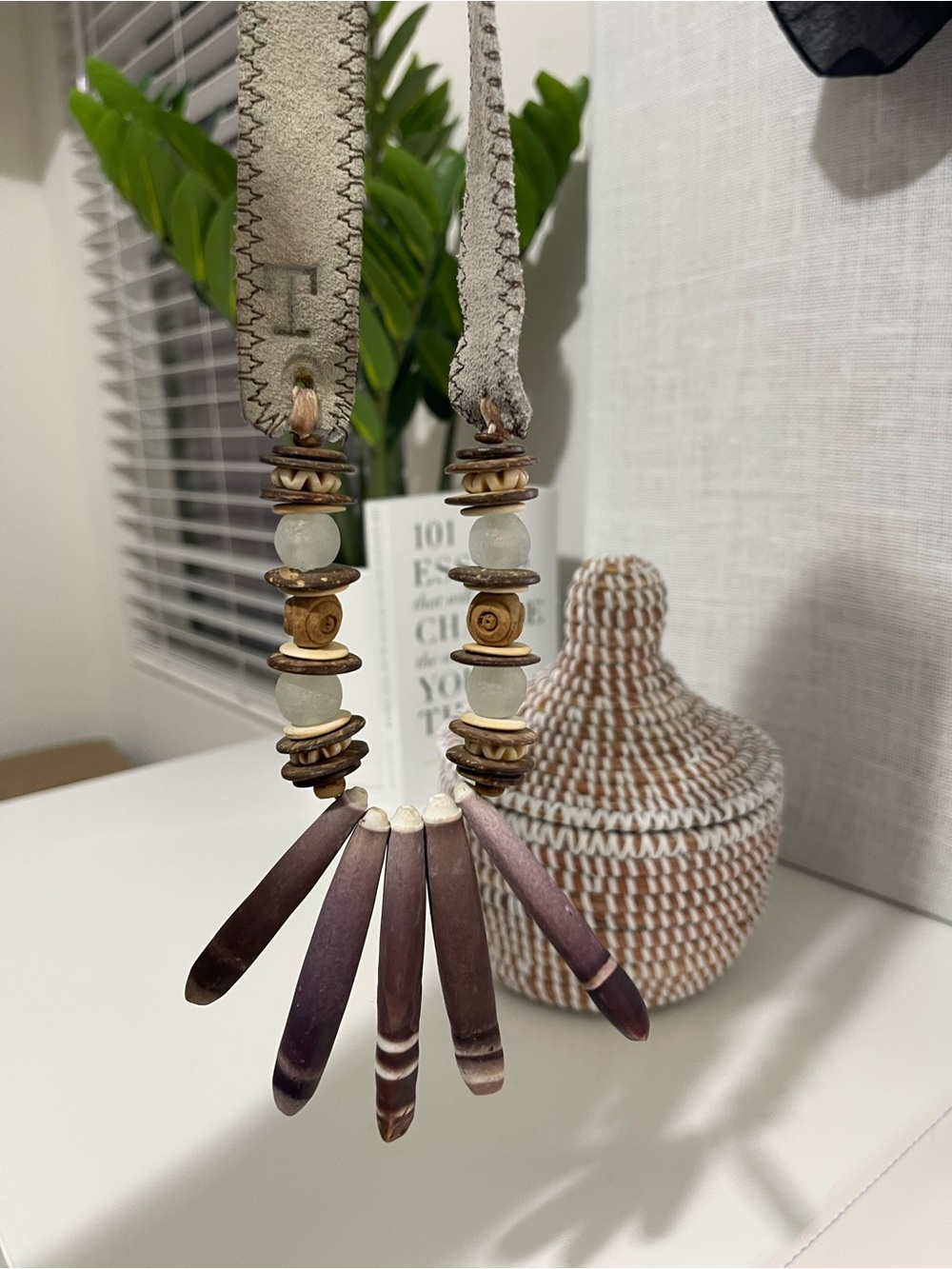 $180 TWINE & TWIG spines necklace twine twig shores handcrafted